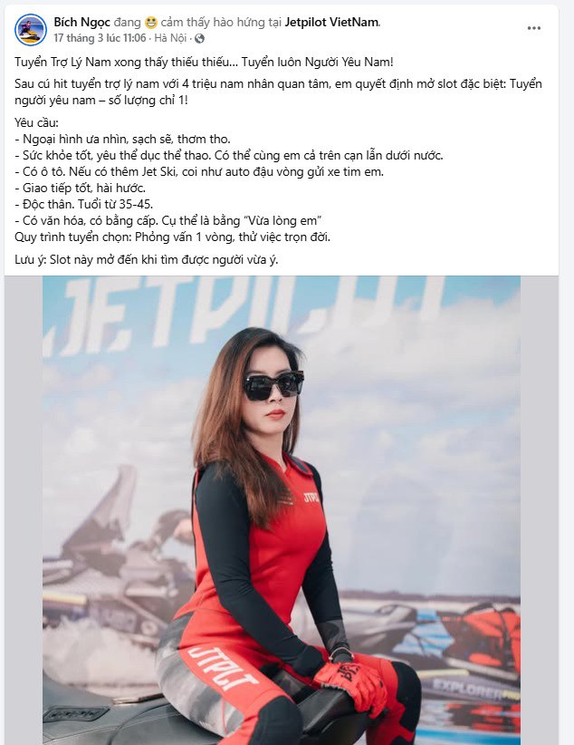 Ré rân cổ đỏ hết mặt bởi cục thịt tây